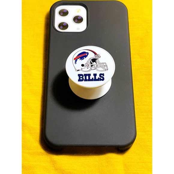 Buffalo Bills Football Helmet Pop Up Phone Holder Grip With Super Sticky Glue - Picture 4 of 5